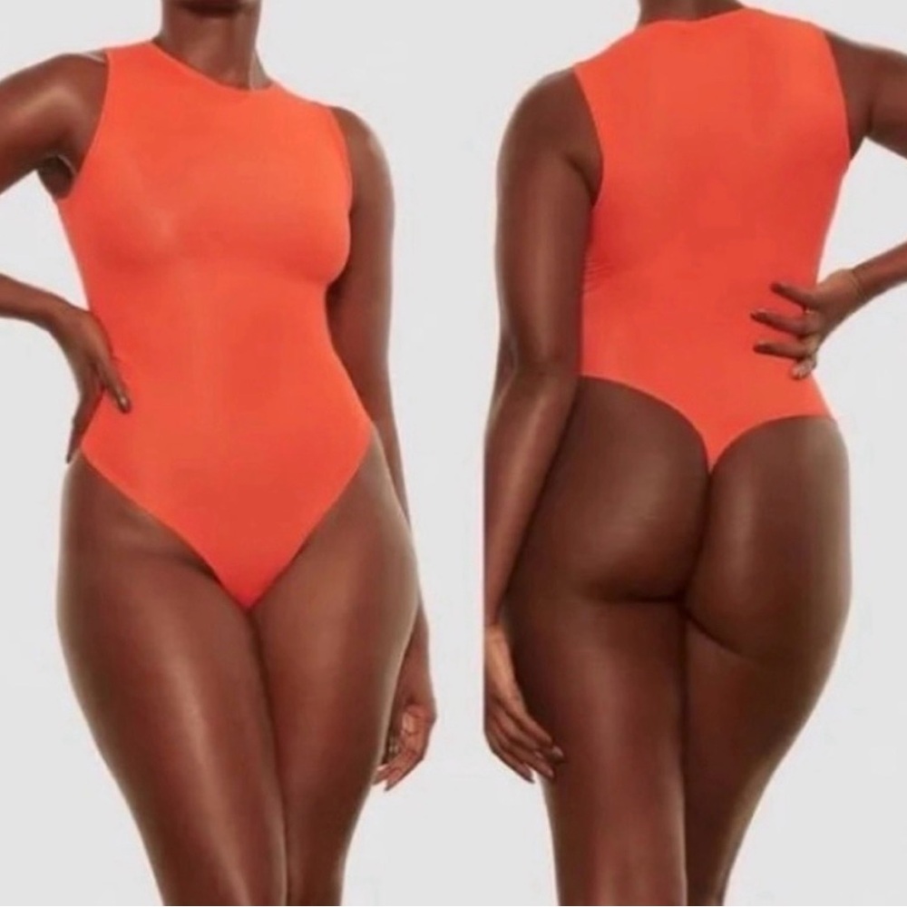 🔥 SKIMS Body Sheer Bodysuit | Poppy | M | NWT 🔥